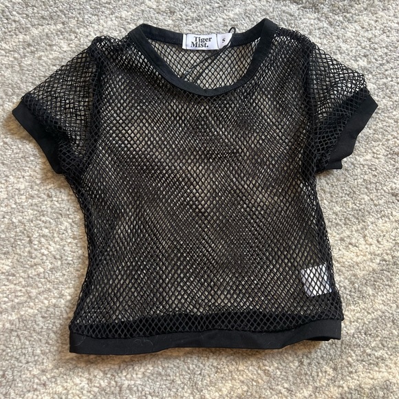 Tiger mist mesh top - Picture 1 of 3